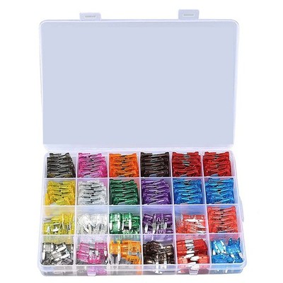 250PC Auto Mini Standard Blade Fuses Assortment For Car/RV/Truck/Motorcycle/Boat