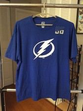 Tampa Bay Lightning Nikita Kucherov Blue Shirt Adult 2X-Large 2XL XXL New BNWT