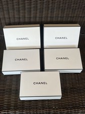 FIVE 5 Authentic CHANEL Empty Gift Storage Box - 8.5" x 5.5" x 3"