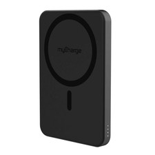 myCharge 5000mAh 20W CliqAir Qi2 Wireless Magnetic Power Bank - Black - B2