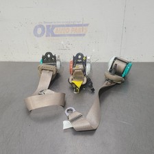 11 2011 Toyota Land Cruiser Third Row Seat Belt Retractor Set Tan