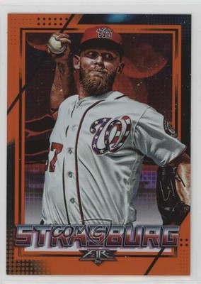 2020 Topps Fire Orange 1/299 Stephen Strasburg #57 jg3