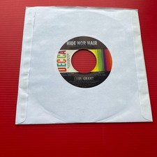 EARL GRANT Hide Nor Hair 1967 US 7" vinyl single original DECCA 45 record Wigan