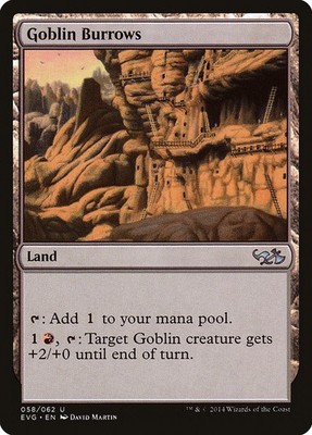 1x Goblin Burrows - LP - Duel Deck - SPARROW MAGIC