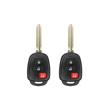 Replacement Keyless Remote Head Key Fob for Toyota RAV4 2014 FCC GQ4-52T 2pc
