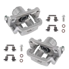 New Rear Disc Brake Caliper with Bracket & Hardware Pair for Nissan Rogue