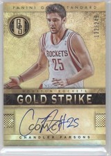 2012 Panini Gold Standard Strike Signatures /249 Chandler Parsons #39 Auto 9ih