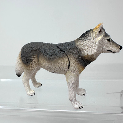 Safari Ltd Gray Wolf Figure Wild Dog Wildlife Zoo Jungle Animal