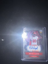 2021 Wild Card Alumination Devin Lloyd PRC Signatures Rookie Auto Jaguars Utah