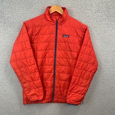 Patagonia nano quilted youth puffer jacket with zip pockets XL 14 Red