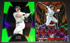 2022 AARON JUDGE PANINI LOT - UNLEASHED #UL-12 /999 and SELECT #134 GREEN /99