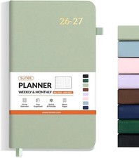 2026-2027 Pocket Weekly Planner for Purse 3.5" x 6" - 12 July 2026 - June 20...