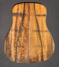 Flame Chocolate Mango Dreadnought Guitar Back Set #219