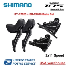 Shimano 105 ST-R7020 BR-R7070 2x11 Speed Hydraulic Disc Brake DUAL CONTROL