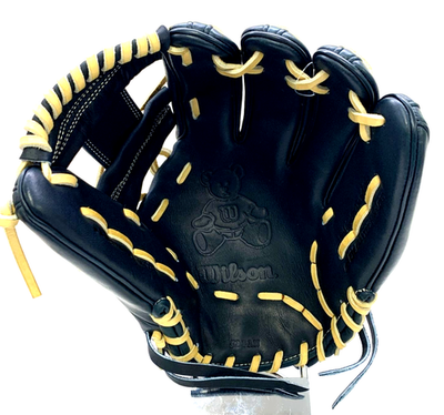 Wilson Staff DUAL TEDDY BEAR LOGO Pro Stock Infield Baseball Glove