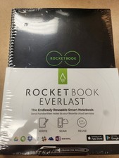 Rocketbook Everlast Reusable Smart Notebook 8.5x11 Dot Grid Format 32 Pgs W/Pen
