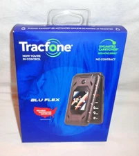 BLU Flex Black Tracfone Flip Phone Only