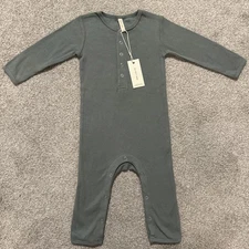 12/18 months 100% COTTON ORGANIC NWT Quincy Mae Sage Green 