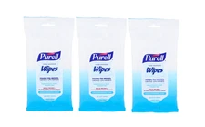 PURELL Hand Sanitizing Wipes Clean Refreshing Scent 3 packs of  20 Count Each