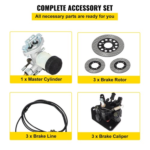 Kit Complet de Maître-cylindre de Frein Go-Kart KD150BRKIT Kart Accessoire - Afbeelding 6 van 12