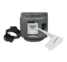 Premier Pet Wireless Dog Fence System Adjustable Circular Boundary Up to Acre