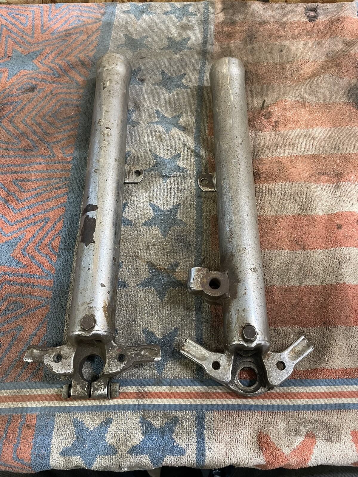 HarleyDavidson Kmodel Ironhead Sportster 33.4mm Fork Lowers eBay