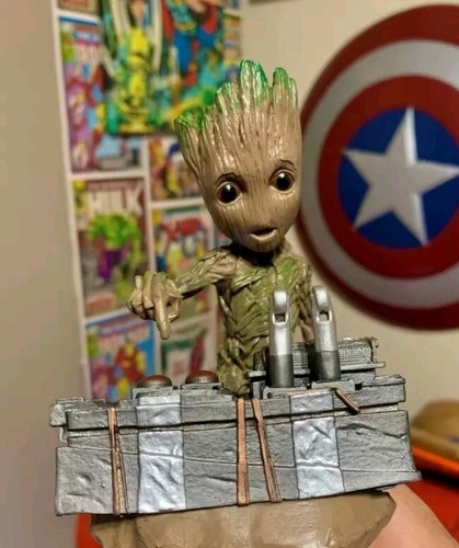 Marvel 🏵Guardians of The Galaxy 🪴Groot Statue Modell Avengers 17.5cm