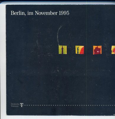 Berlin 1995 folder 2 telephone card Telekom Esselte carte telephones