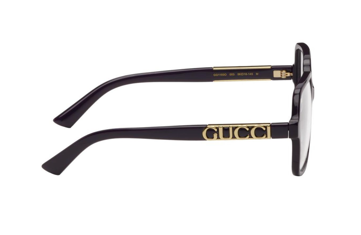 New Large Square GUCCI Eyeglasses GG1193O 003 56-18 145