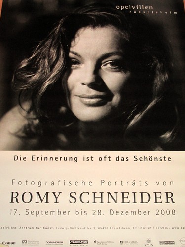 Romy Schneider - Die Erinnerung ist oft das Schönste - Ausstellungsplakat 2008