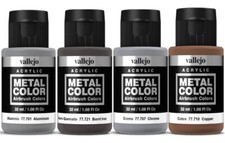 Vallejo Metal Color Acrylic Paint Series 35ml