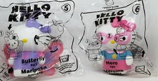 MCDONALD'S 2019 HELLO KITTY 5 BUTTERFLY 6 HERO. FREE SHIPPING