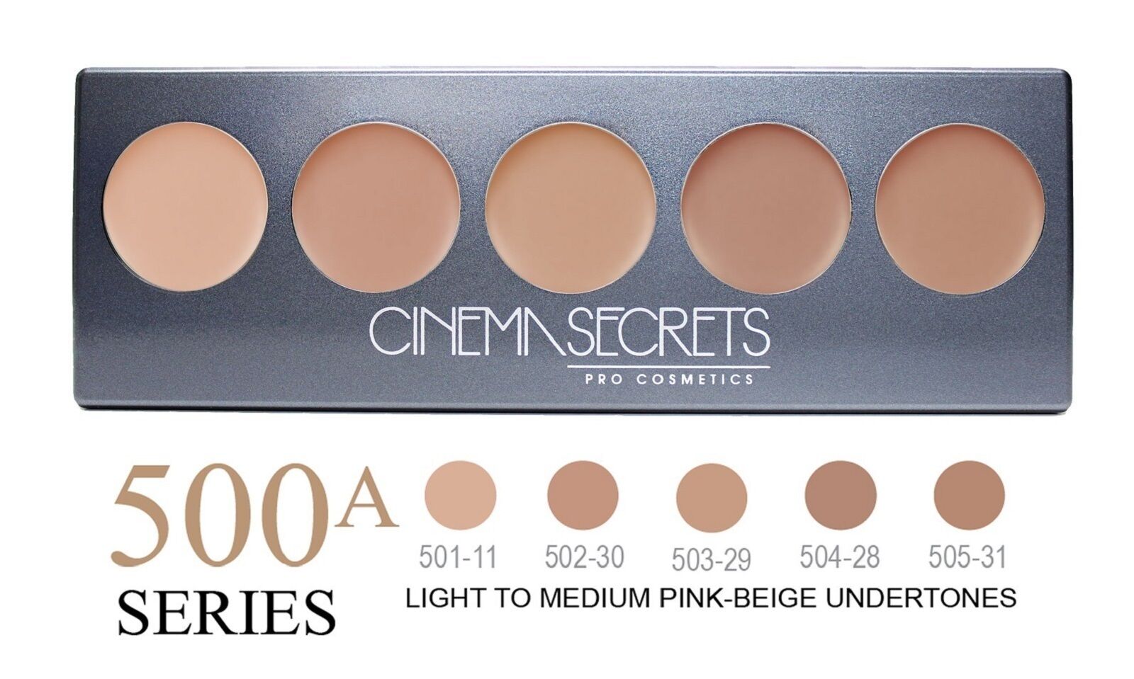 Cinema Secrets Ultimate Foundation serie di tavolozze 5-IN-1 PRO, scegli qualsiasi tonalità!! - Foto 7 di 8