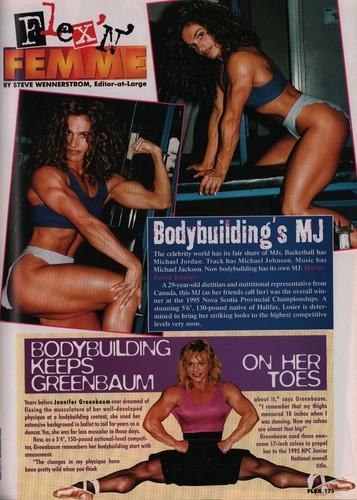 Flex Magazine 01/1997 Rita Dytuco Suzan Kaminga Saryn Muldrow Kim Chizevsky - Picture 10 of 14