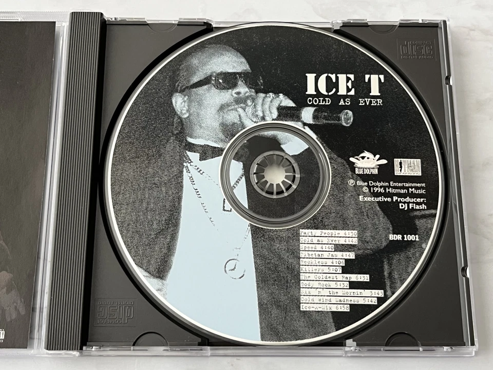 Ice-T Cold As Ever CD ORIGINAL 1996 Hitman Music BDR 1001 Body Count RARE! OOP! Foto 2 de 4