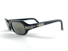 VINTAGE MAY BLACK SMALL RECTANGULAR FRAME 1960'S SUNGLASSES