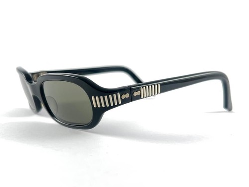 VINTAGE MAY BLACK SMALL RECTANGULAR FRAME 1960'S SUNGLASSES - Bild 1 von 10