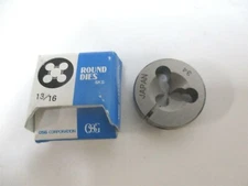 OSG (2726500) #2-64 UNF High Speed Steel Round RH Adjustable Die 