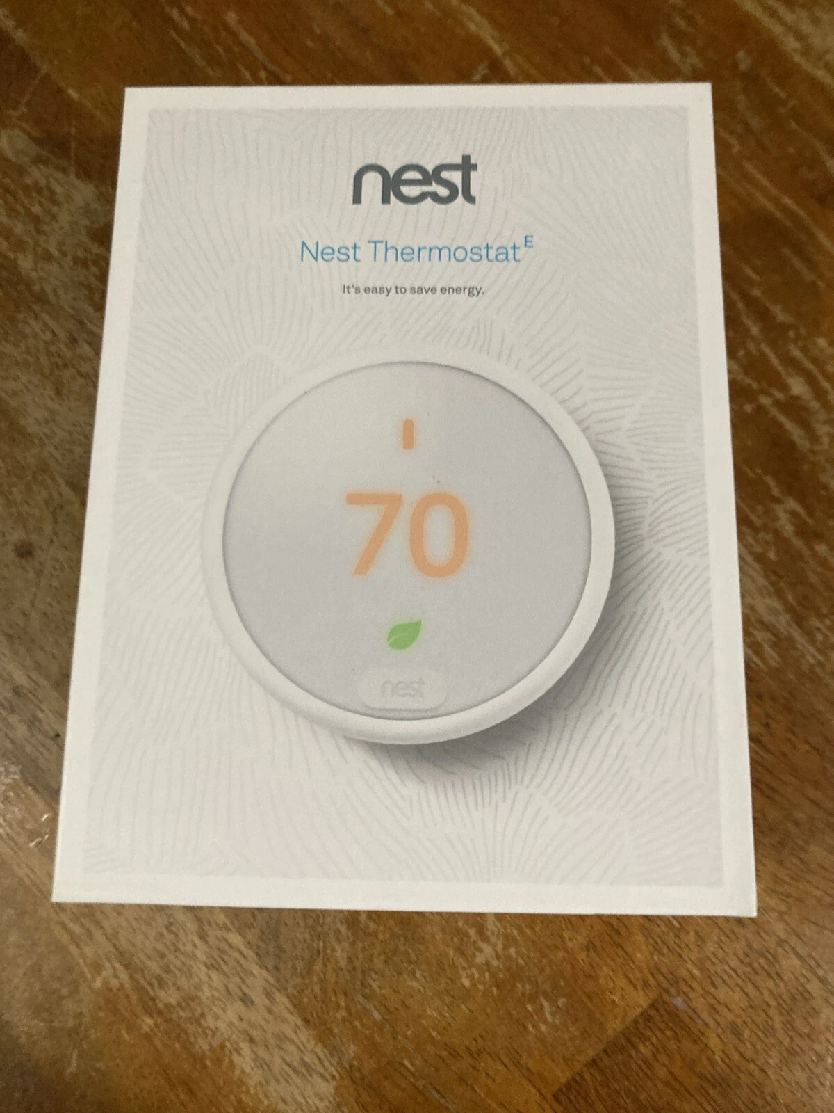 Google Nest Thermostat E model T4000ES - white