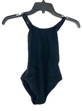 Capezio Girl  s Black Double Strap Leotard Size M