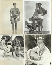 Original Vintage 1930s BUSTER CRABBE  collection 4 8x10 photos SHIRTLESSbeefcake