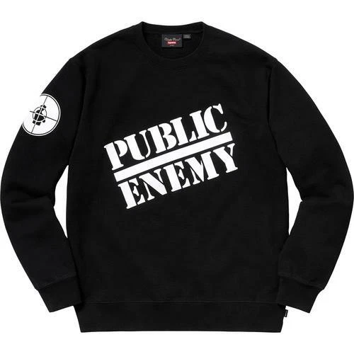 【新品M】Supreme Public Enemy Crewneck