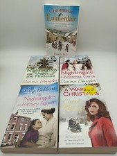5 Women's Historical Christmas Wartime Romance Fiction Saga Book Bundle