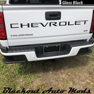 Tailgate Raised Plastic Letters Inserts Compatible With Tundra 2022-2025 In Gloss - Foto 3