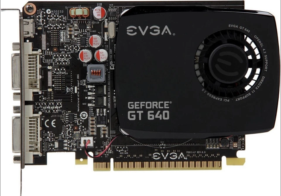 EVGA Nvidia GeForce GT640 for Apple Mac Pro 2GB Flashed Single Slot GT120 8800GT - Image 2 of 4