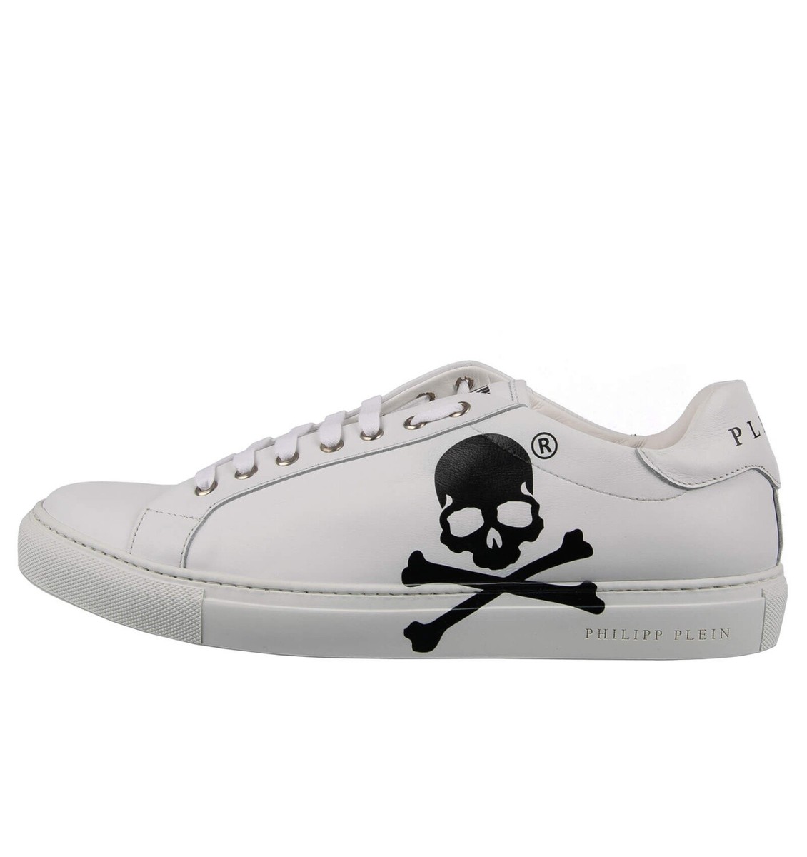 美品　レア　PHILIPP PLEIN レザースニーカー 美品 レア PHILIPP PLEIN レザースニーカー メンズ
