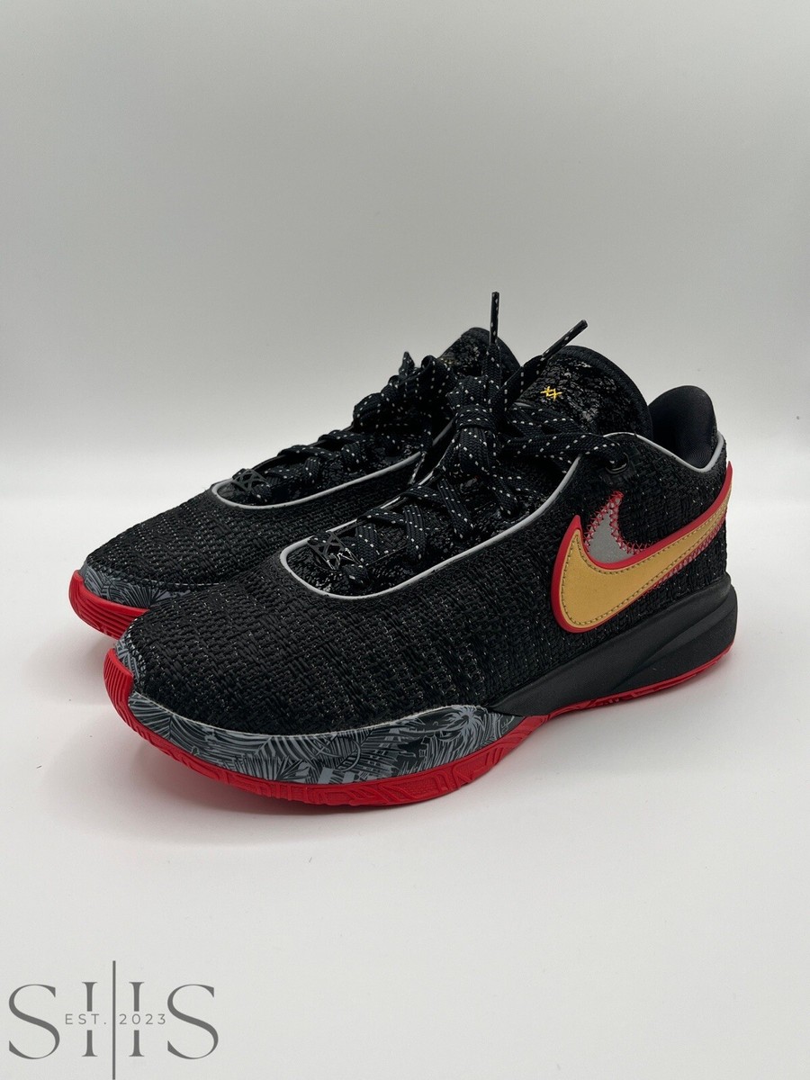 シューズ(男性用) Nike LeBron 20 Black/University Red 26cm Nike LeBron 20 Black University Red (GS) - DQ8651-001 - US