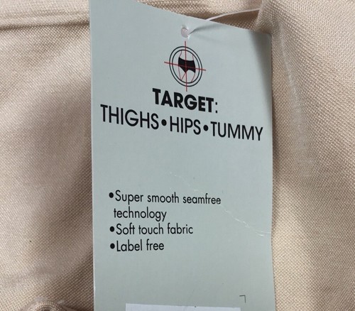 Seamfree Shapewear -Thighs Hips & Tummy Soft Touch Fabric Light Control Nude 12 - Picture 12 of 12