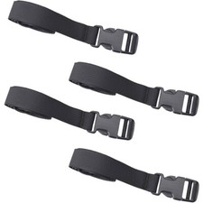 Backpack Accessory Strap Luggage Straps Black - Release Buckle Straps 4-Pack
