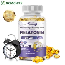 Melatonin 20mg - Extra Strength Sleep Aid, Recovery, for Natural Sleep Support